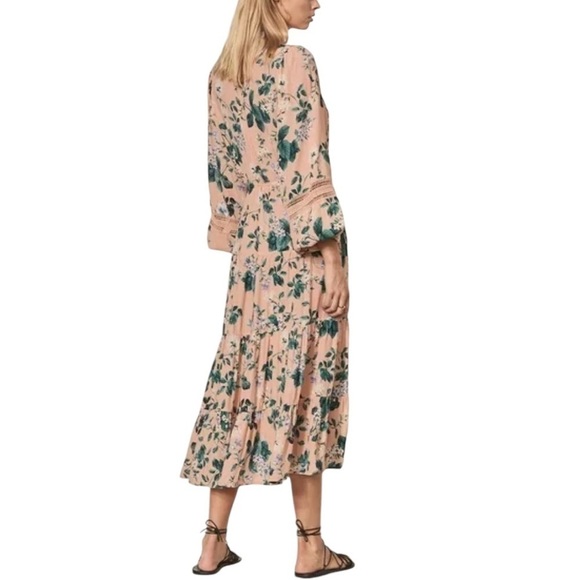 KIVARI Jemima Floral Long Sleeve Midi Dress - Picture 2 of 11